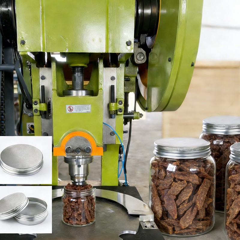 Beef Jerky productielijn met schroefdraaddop