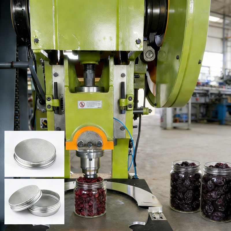 Productielijn voor gedroogde pruimen met schroefdraaddop