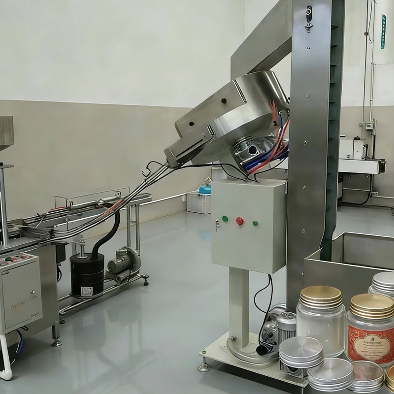 Productielijn voor noodkaarsen met schroefdraaddop