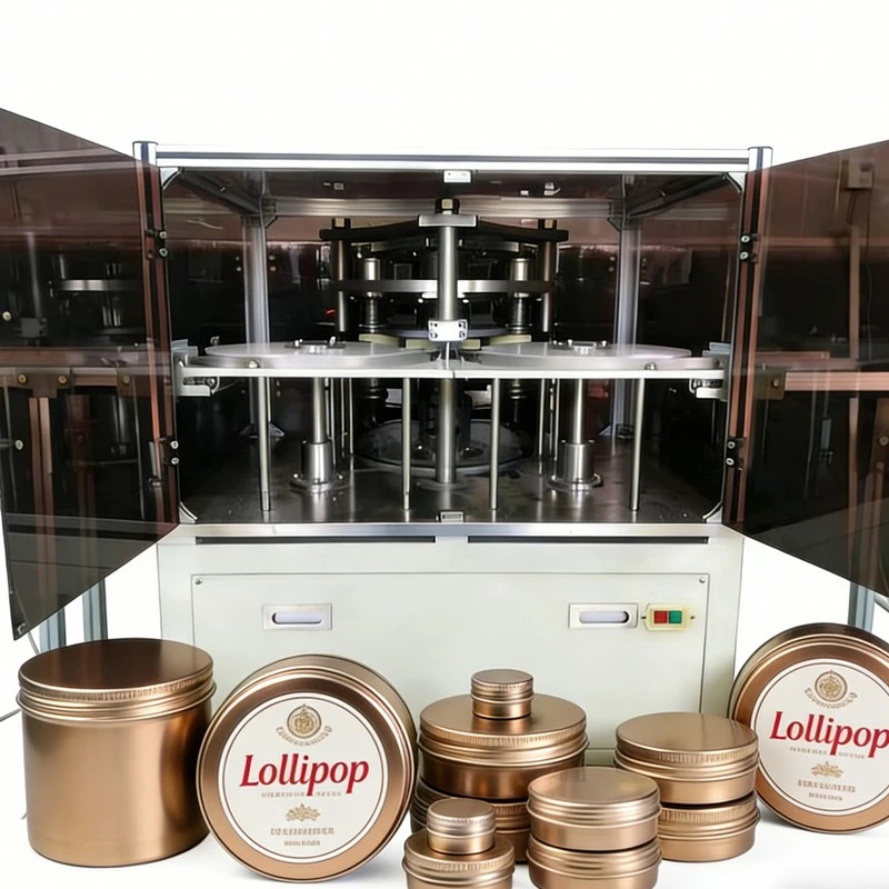 Lollipop metalen doos productielijn