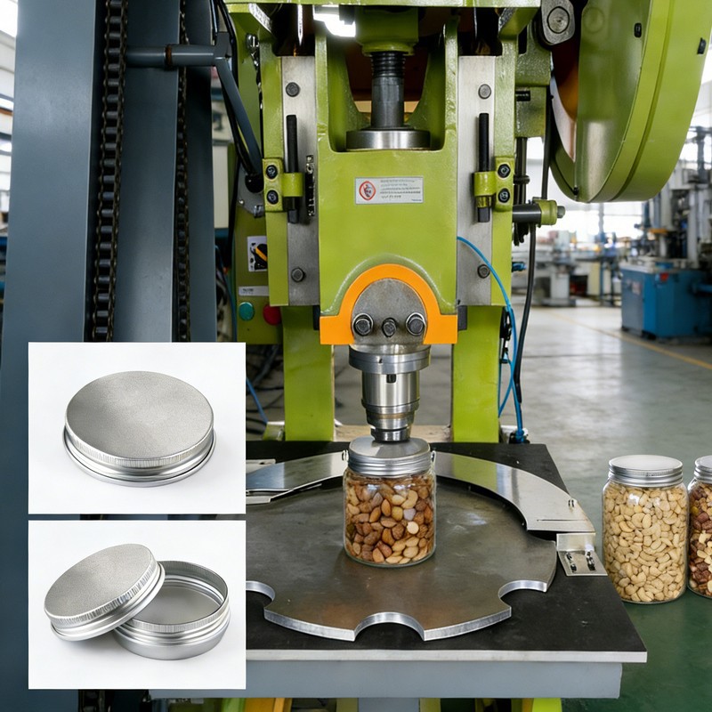 Productielijn met gemengde moer en schroefdraaddop