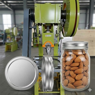 Productielijn voor abrikozenpitten met schroefdraaddop