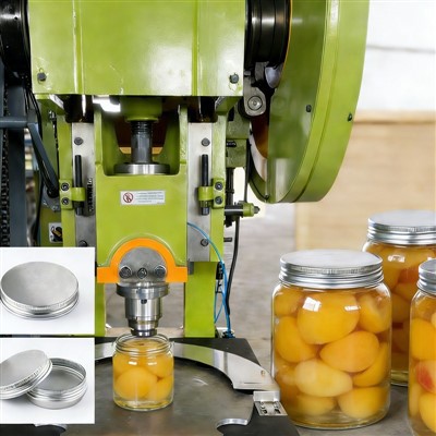 Productielijn voor ingeblikt fruit met schroefdraaddop