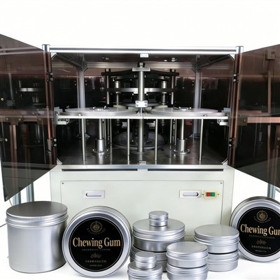 Productielijn voor kauwgom metalen dozen