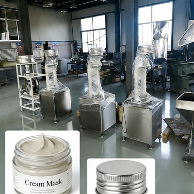 Productielijn voor crèmemasker met schroefdraaddop