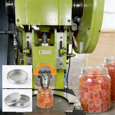 Juice Gummy Candy-productielijn met schroefdraaddop