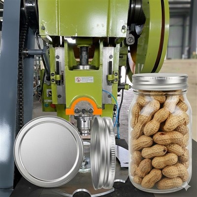 Productielijn met pinda-schroefdraaddop